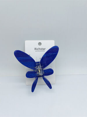 Reusable Acrylic Hair Accessories Butterfly Claw Clip For Girls