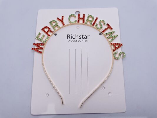 Gold Womens Holiday Hair Accessories Christmas Headband Lightweight