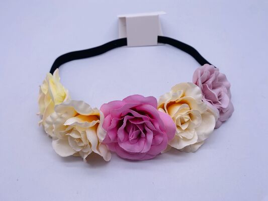 Practical Women Flower Hair Elastic Multipurpose Fabric Material