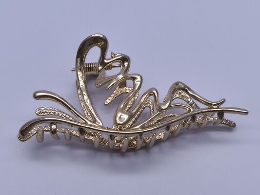 Chic Metal Hair Accessories Single Metal Hair Clip with Plain Design
