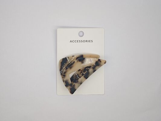 Leopard Print Acrylic Hair Claw with Various Usages and Various Features