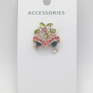Christmas Bell Brooch Various Colors and Designs for Your Holiday Collection