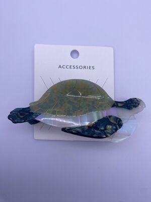 Durable Acrylic Turtle Hair Claw Clip Perfect for Various Seasons