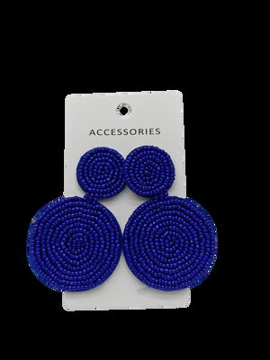 Handmade Bamboo Weave Drop Earrings for Women Casual Formal Party