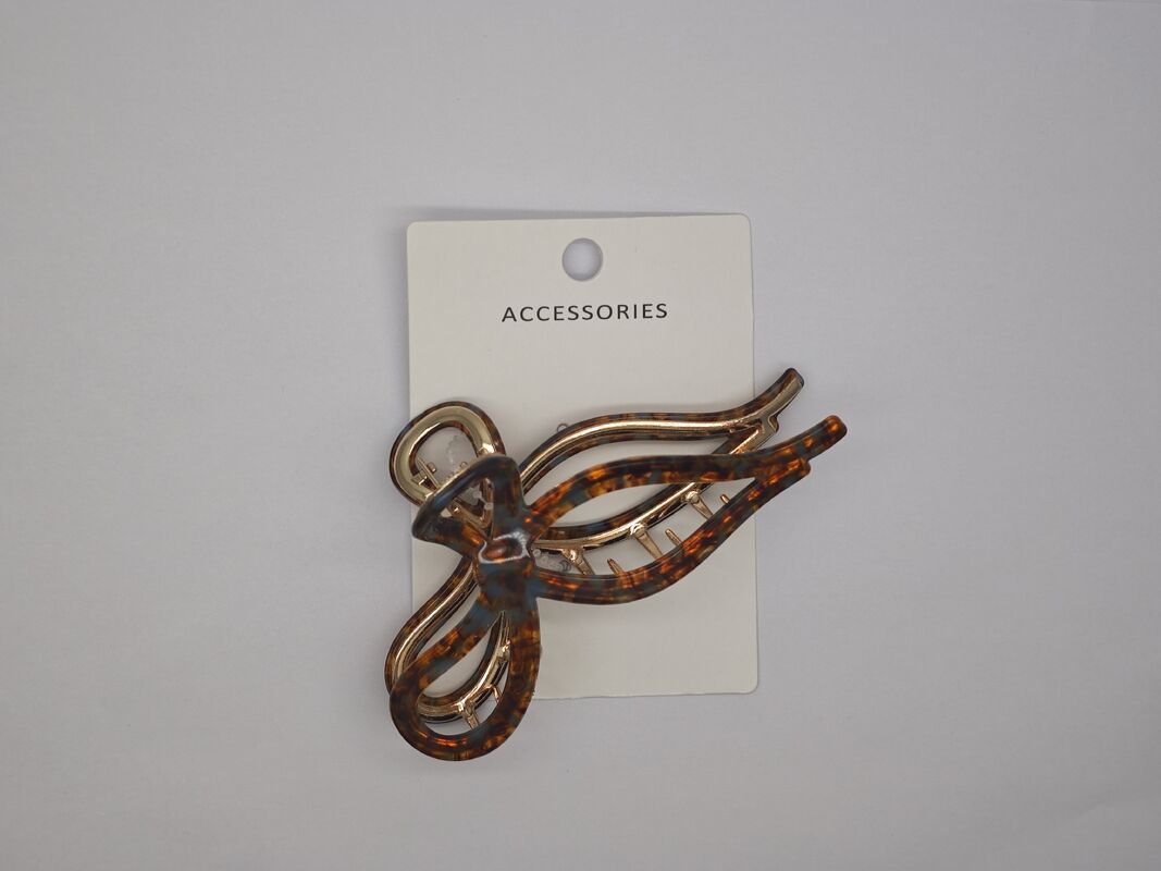 Chic Acrylic Bow Hair Claw Acetate Hair Claw Clip With Versatile Claw Design