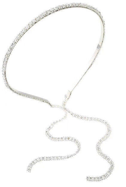 Elegant Metal Hairband with Diamond for Women Suitable for Party